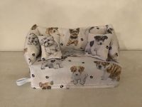 Deko-Sofa ,Kosmetikbox Sofa ,Taschentcherbox Sofa - Hunde