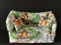 Deko-Sofa ,Kosmetikbox Sofa ,Taschentcherbox Sofa Unikate - Tiger